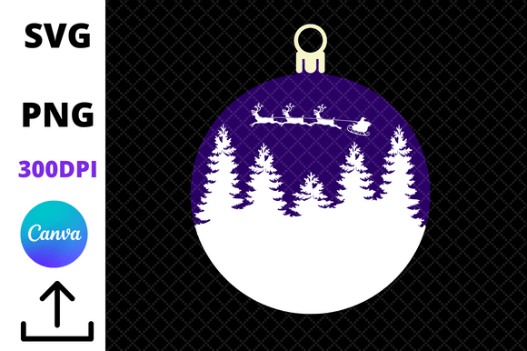 Christmas Ball with Tree and Santa: Illustrations Review