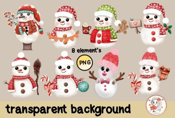 Christmas Snowman Clipart: Fresh Illustrations for Blogs