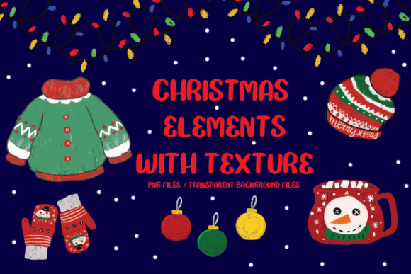 Cozy Christmas Elements 2022: Illustrations Review