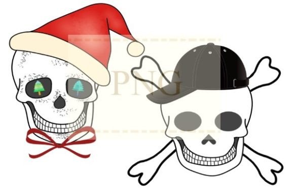Funny Skull Bones Christmas Skull Head Illustrations Review