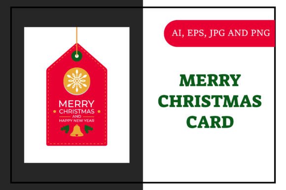 Merry Christmas Card 4: Festive Illustrations for Brands