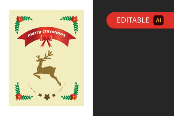 Merry Christmas Day Card 19: Premium Illustrations