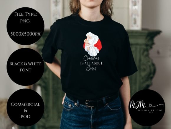 Review: Christmas is All About Jesus Sublimation Illustrations